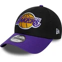 mutsid-kumer-must-reguleeritav-9forty-side-patch-los-angeles-lakers-nba-new-era