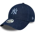 mutsid-kumer-meresinine-reguleeritav-9twenty-denim-new-york-yankees-mlb-new-era