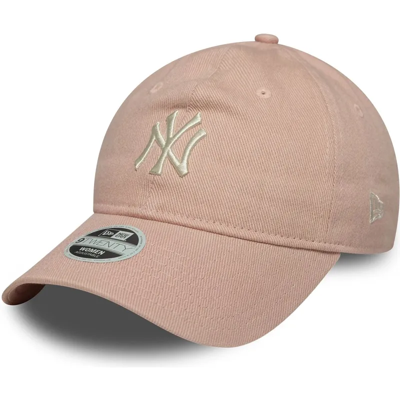 mutsid-kumer-roosa-reguleeritav-9twenty-dye-denim-new-york-yankees-mlb-new-era