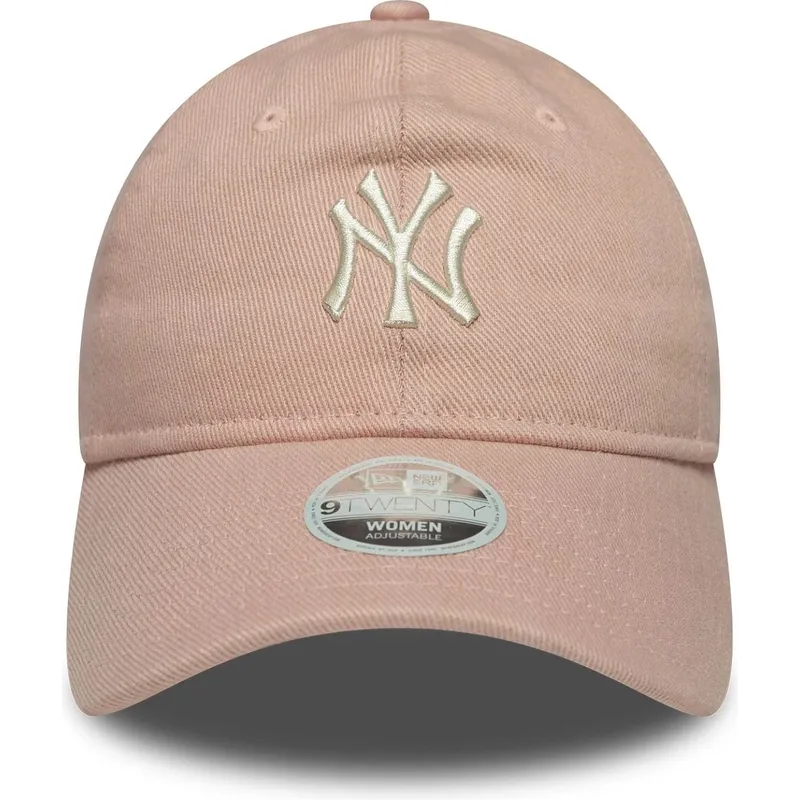 mutsid-kumer-roosa-reguleeritav-9twenty-dye-denim-new-york-yankees-mlb-new-era