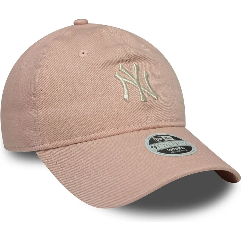mutsid-kumer-roosa-reguleeritav-9twenty-dye-denim-new-york-yankees-mlb-new-era