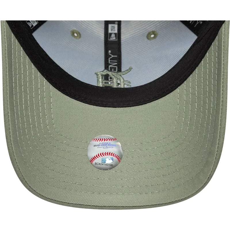 mutsid-kumer-roheline-reguleeritav-9twenty-linen-detroit-tigers-mlb-new-era
