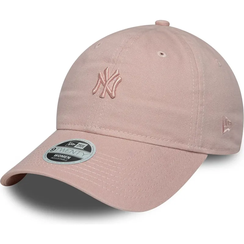 mutsid-kumer-roosa-reguleeritav-9twenty-mini-washed-new-york-yankees-mlb-new-era
