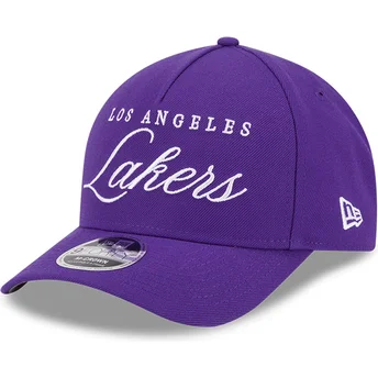 Cap kumer violet snapback 9FORTY M-Crown Draft 2025 Los Angeles Lakers NBA New Era
