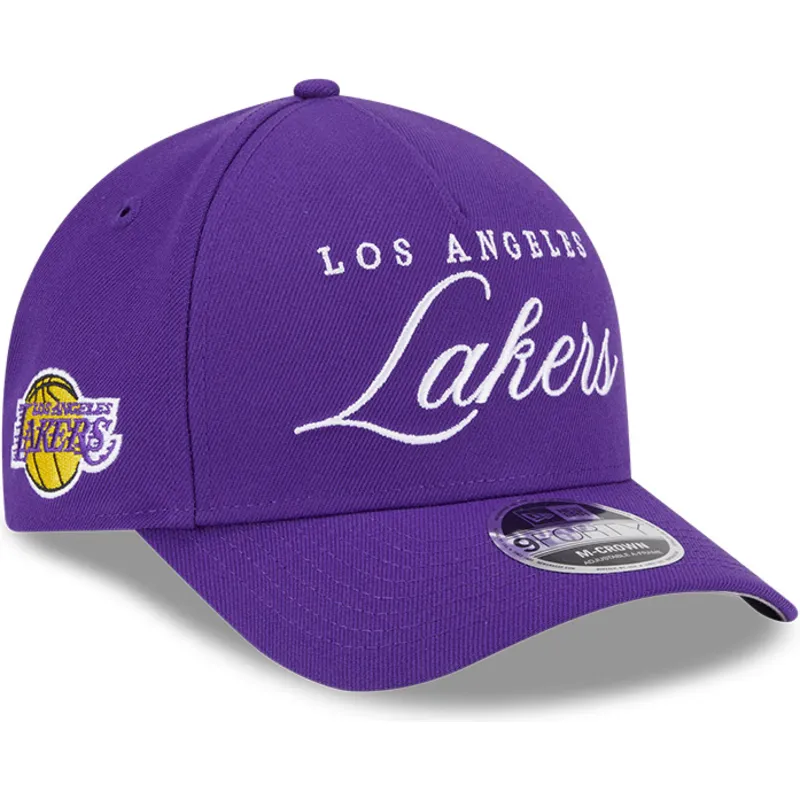 mutsid-kumer-violetne-snapback-9forty-m-crown-draft-2025-los-angeles-lakers-nba-new-era