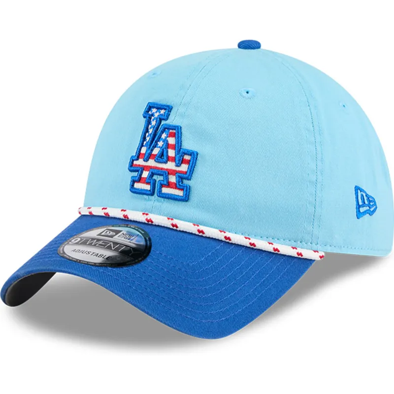 mutsid-kumer-sinine-reguleeritav-9twenty-4th-july-los-angeles-dodgers-mlb-new-era