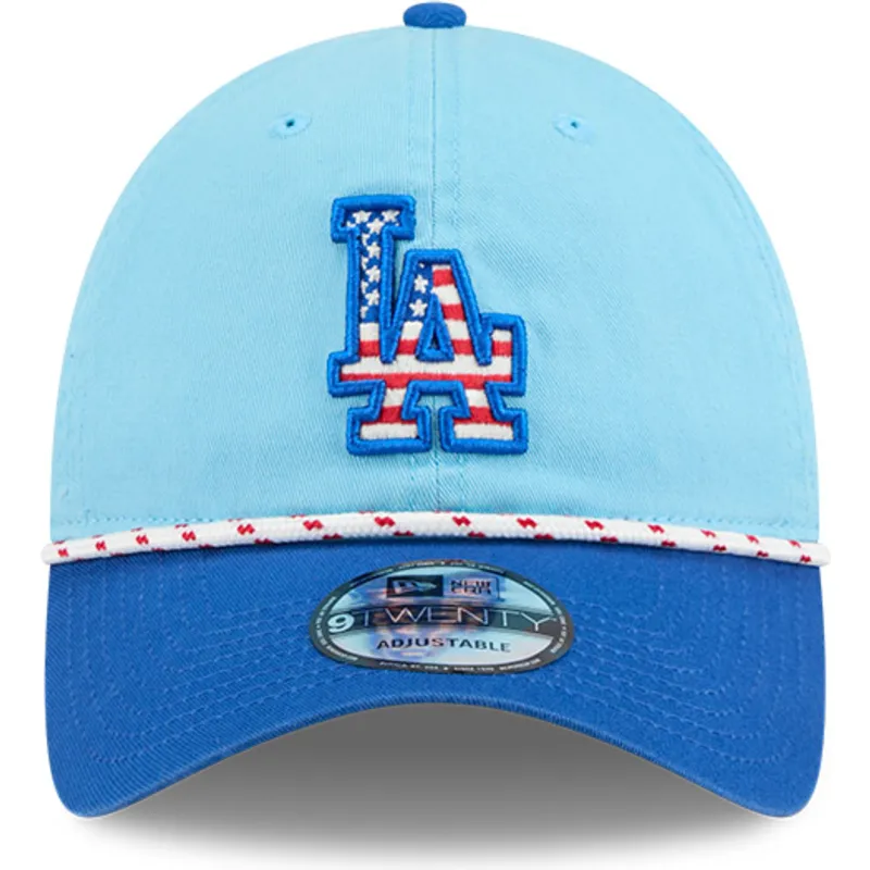 mutsid-kumer-sinine-reguleeritav-9twenty-4th-july-los-angeles-dodgers-mlb-new-era