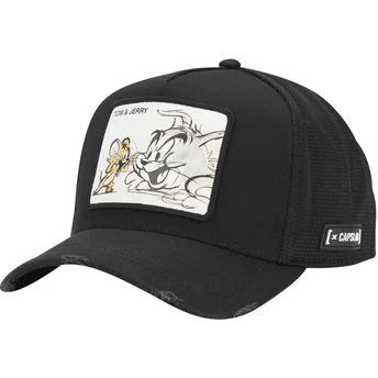 Capslab Tom and Jerry TAJ PCT Looney Tunes Black Trucker Hat