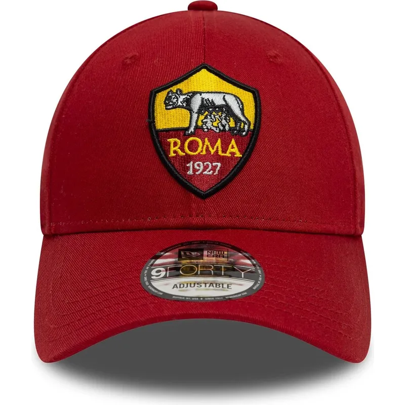 cap-kumer-red-adjustable-strap-9forty-core-associazione-sportiva-roma-serie-a-new-era