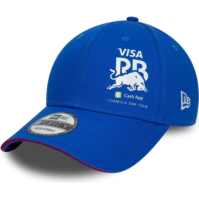 cap-kumer-blue-adjustable-strap-9forty-flawless-racing-bulls-f1-team-formula-1-new-era