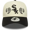 mutsid-kumer-beez-snapback-a-frame-paisley-chicago-white-sox-mlb-new-era