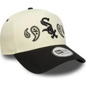 mutsid-kumer-beez-snapback-a-frame-paisley-chicago-white-sox-mlb-new-era
