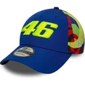 mutsid-kumer-sinine-snapback-9forty-fanwear-valentino-rossi-vr46-motogp-new-era