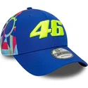 mutsid-kumer-sinine-snapback-9forty-fanwear-valentino-rossi-vr46-motogp-new-era