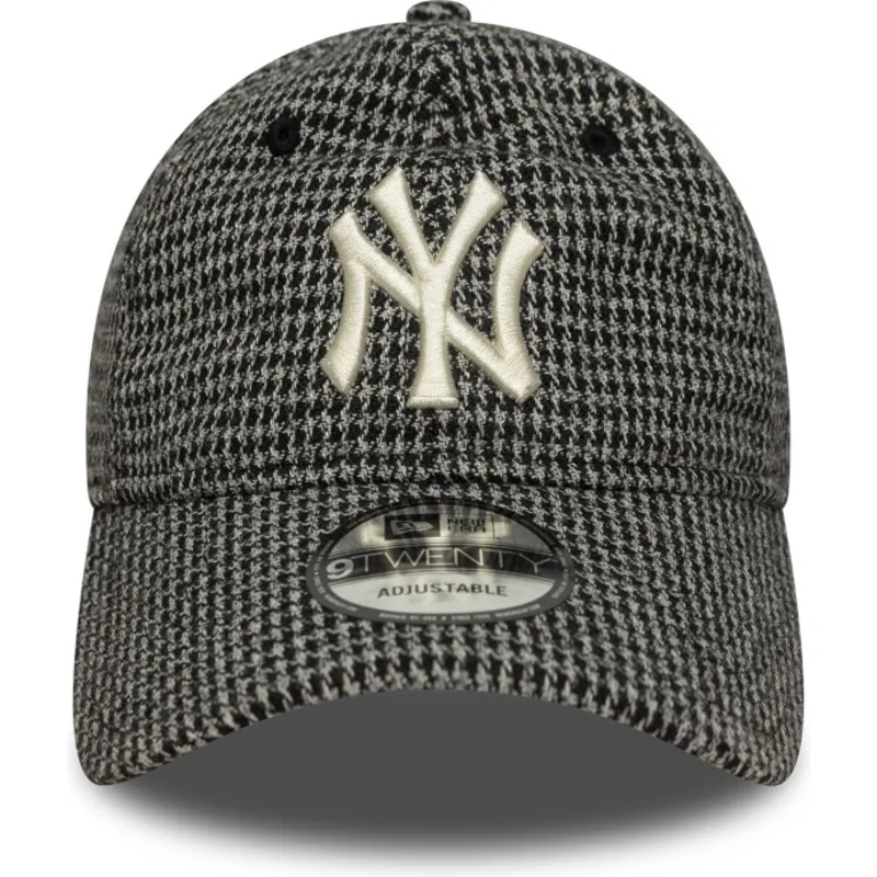mutsid-kumer-must-reguleeritav-9twenty-houndstooth-new-york-yankees-mlb-new-era