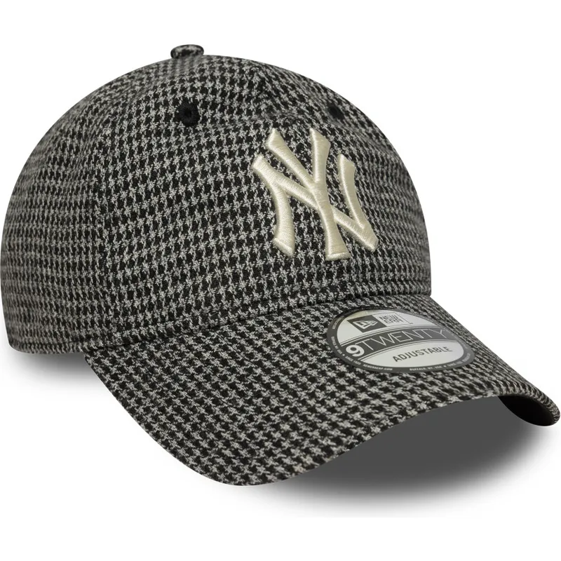 mutsid-kumer-must-reguleeritav-9twenty-houndstooth-new-york-yankees-mlb-new-era