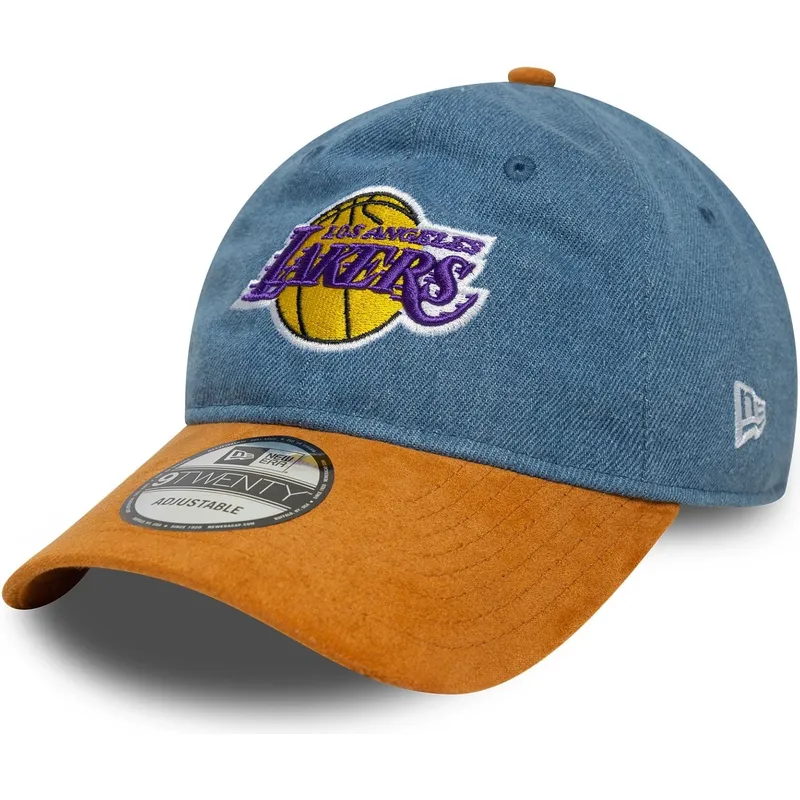 mutsid-kumer-mitmevarviline-reguleeritav-9twenty-denim-midi-los-angeles-lakers-nba-new-era