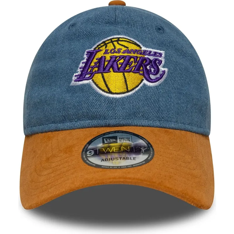 mutsid-kumer-mitmevarviline-reguleeritav-9twenty-denim-midi-los-angeles-lakers-nba-new-era