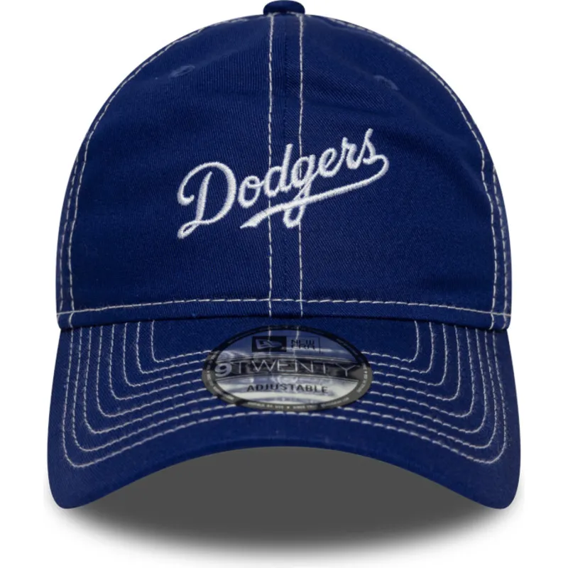 mutsid-kumer-sinine-reguleeritav-9twenty-contrast-stitch-los-angeles-dodgers-mlb-new-era