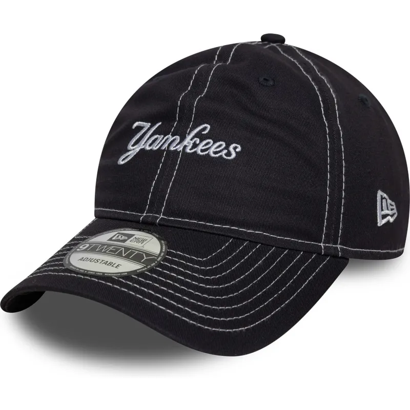 mutsid-kumer-meresinine-reguleeritav-rihm-9twenty-contrast-stitch-new-york-yankees-mlb-new-era