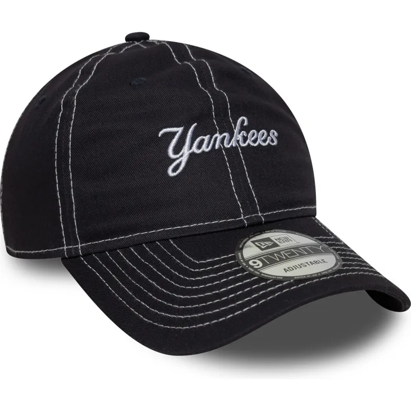 cap-kumer-navy-blue-adjustable-strap-9twenty-contrast-stitch-new-york-yankees-mlb-new-era