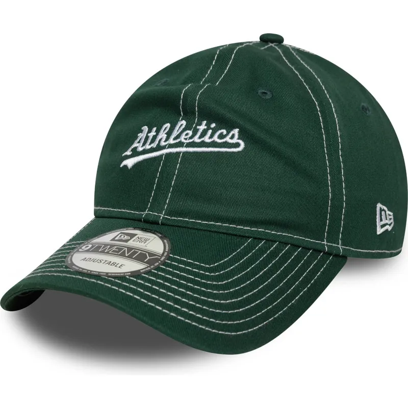 cap-kumer-green-adjustable-strap-9twenty-contrast-stitch-oakland-athletics-mlb-new-era