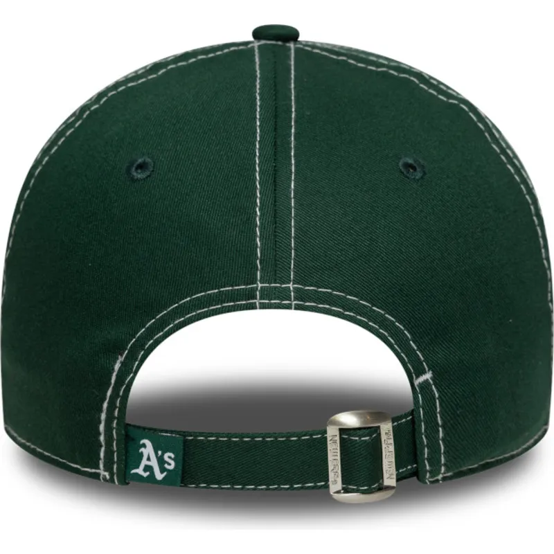 cap-kumer-green-adjustable-strap-9twenty-contrast-stitch-oakland-athletics-mlb-new-era