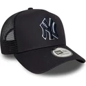 mutsid-kumer-meresinine-snapback-a-frame-outline-new-york-yankees-mlb-new-era