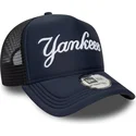 mutsid-kumer-meresinine-snapback-a-frame-script-new-york-yankees-mlb-new-era