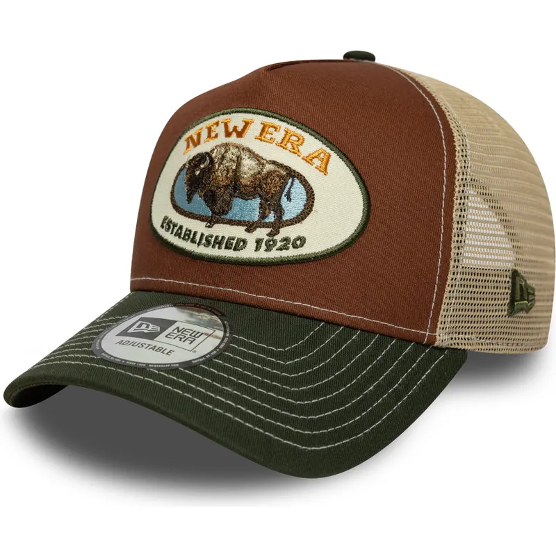 cap-kumer-multicolor-snapback-marron-a-frame-animal-patch-bufalo-new-era
