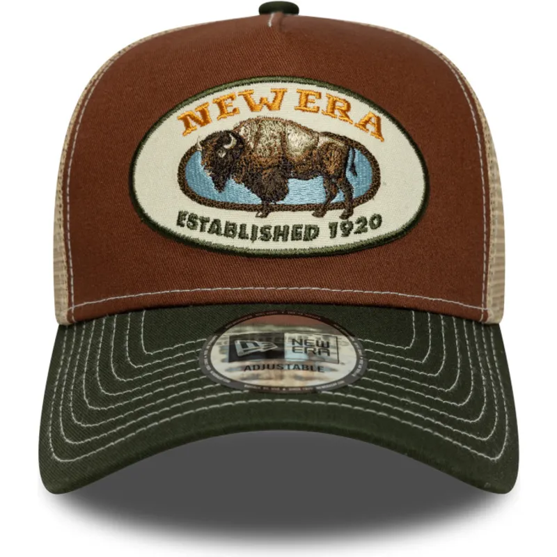 cap-kumer-multicolor-snapback-marron-a-frame-animal-patch-bufalo-new-era