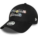 mutsid-kumer-must-reguleeritav-9forty-floral-script-new-york-yankees-mlb-new-era