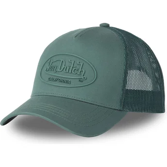 Von Dutch LOG15 Green Trucker Hat