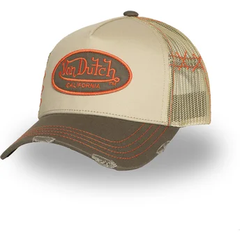 Cap kumer beige snapback Von Dutch