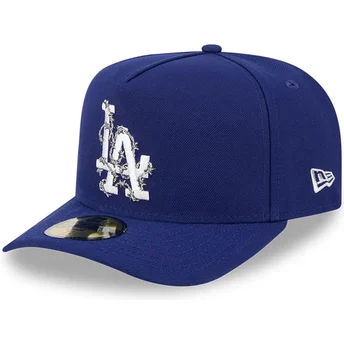 New Era Curved Brim 59FIFTY A Frame Wired Los Angeles Dodgers MLB Blue Fitted Cap