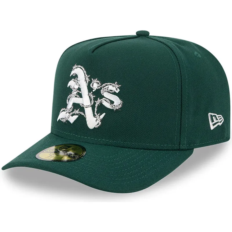 mutsid-kumer-roheline-liibuv-59fifty-a-frame-wired-oakland-athletics-mlb-new-era