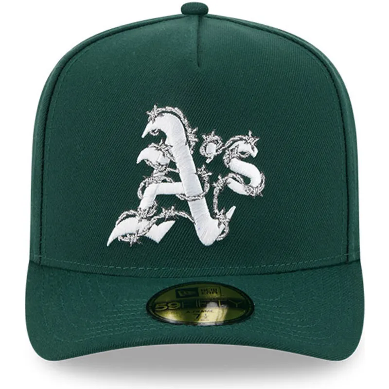 mutsid-kumer-roheline-liibuv-59fifty-a-frame-wired-oakland-athletics-mlb-new-era