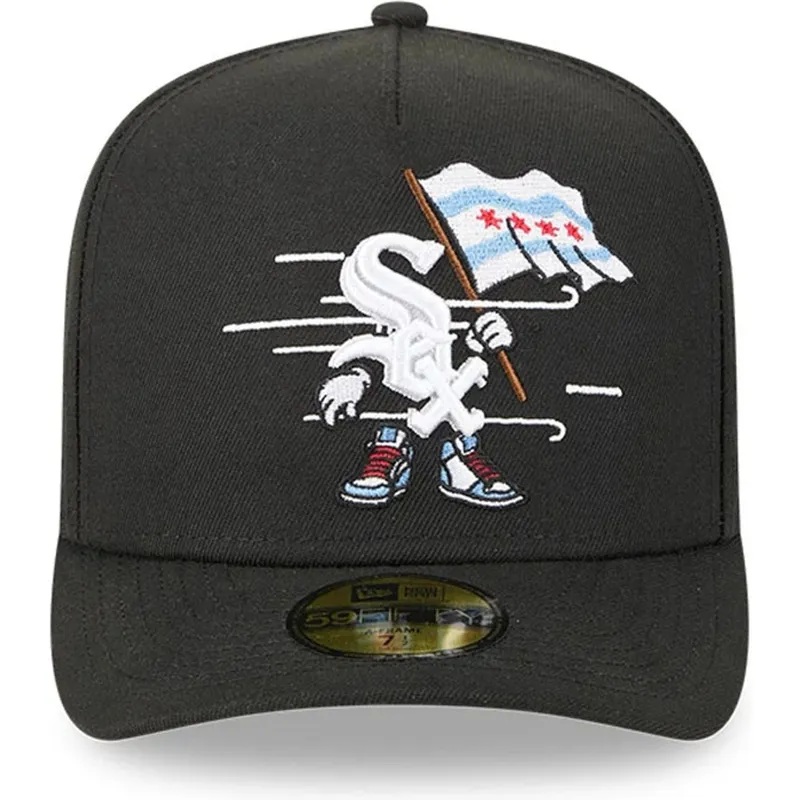 mutsid-kumer-must-liibuv-59fifty-a-frame-cartoon-chicago-white-sox-mlb-new-era