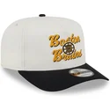 mutsid-kumer-beez-snapback-9fifty-a-frame-chainstitch-boston-bruins-nhl-new-era