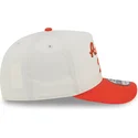 new-era-curved-brim-9fifty-a-frame-chainstitch-anaheim-ducks-nhl-beige-and-orange-snapback-cap