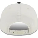 new-era-curved-brim-9fifty-a-frame-chainstitch-los-angeles-kings-nhl-beige-and-black-snapback-cap