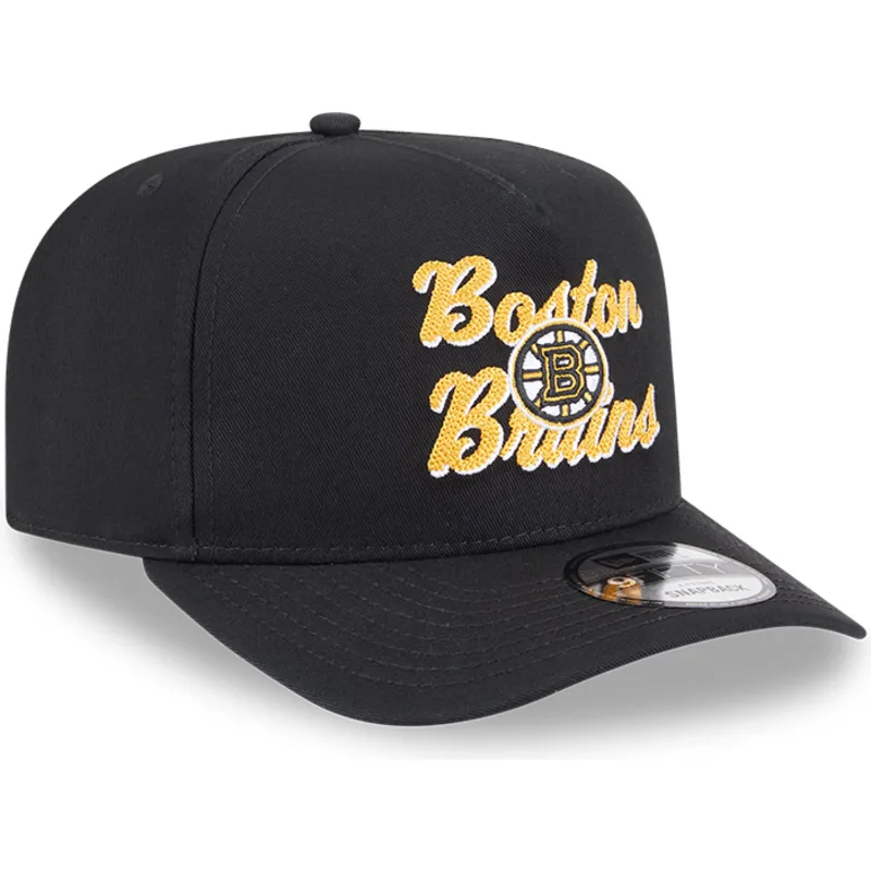 cap-kumer-black-snapback-9fifty-a-frame-chainstitch-boston-bruins-nhl-new-era