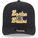 new-era-curved-brim-9fifty-a-frame-chainstitch-boston-bruins-nhl-black-snapback-cap