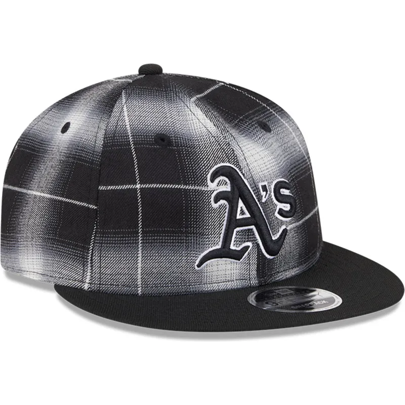 cap-lame-black-snapback-9fifty-retro-crown-plaid-oakland-athletics-mlb-new-era