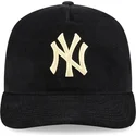 new-era-curved-brim-19twenty-nostalgic-golfer-new-york-yankees-mlb-black-snapback-cap