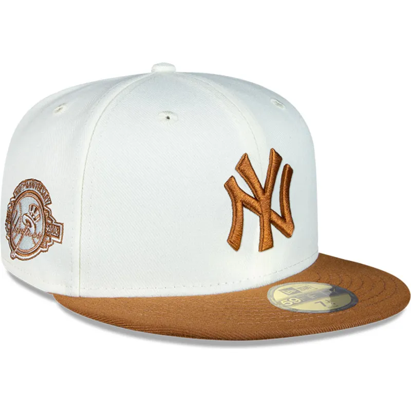 mutsid-lame-pruun-liibuv-59fifty-chrome-toast-side-patch-new-york-yankees-mlb-new-era