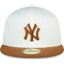mutsid-lame-pruun-liibuv-59fifty-chrome-toast-side-patch-new-york-yankees-mlb-new-era