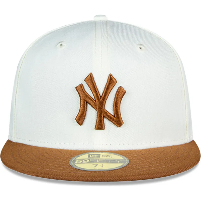 mutsid-lame-pruun-liibuv-59fifty-chrome-toast-side-patch-new-york-yankees-mlb-new-era