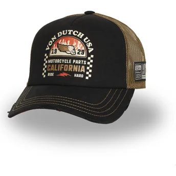 Cap kumer black snapback Von Dutch