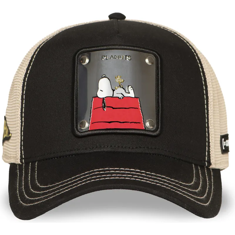 mutsid-kumer-must-snapback-pea6-naw6-snoopy-ja-charlie-brown-maapahklid-capslab
